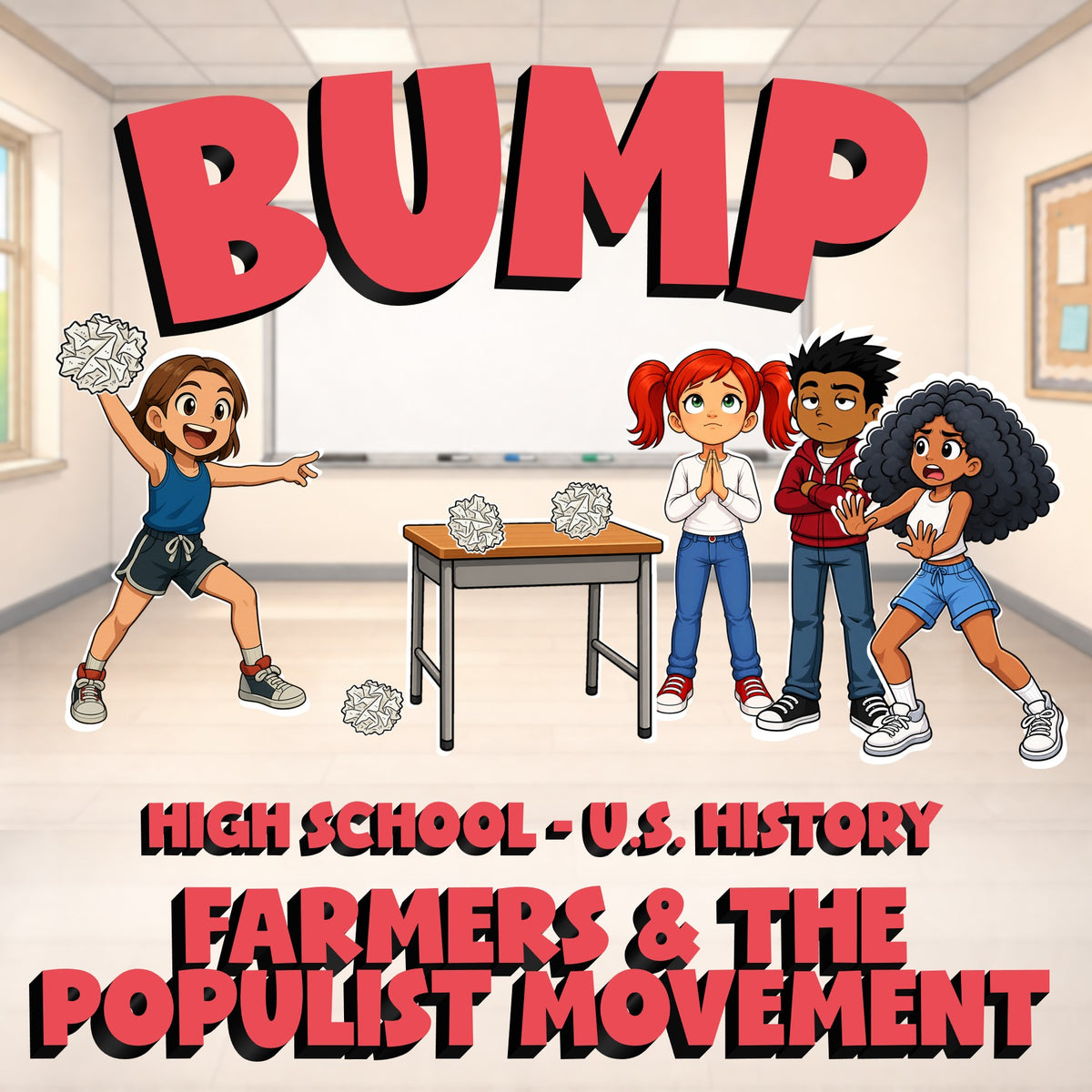 Farmers & the Populist Movement BUMP U.S. History Game - No Prep Review Activity