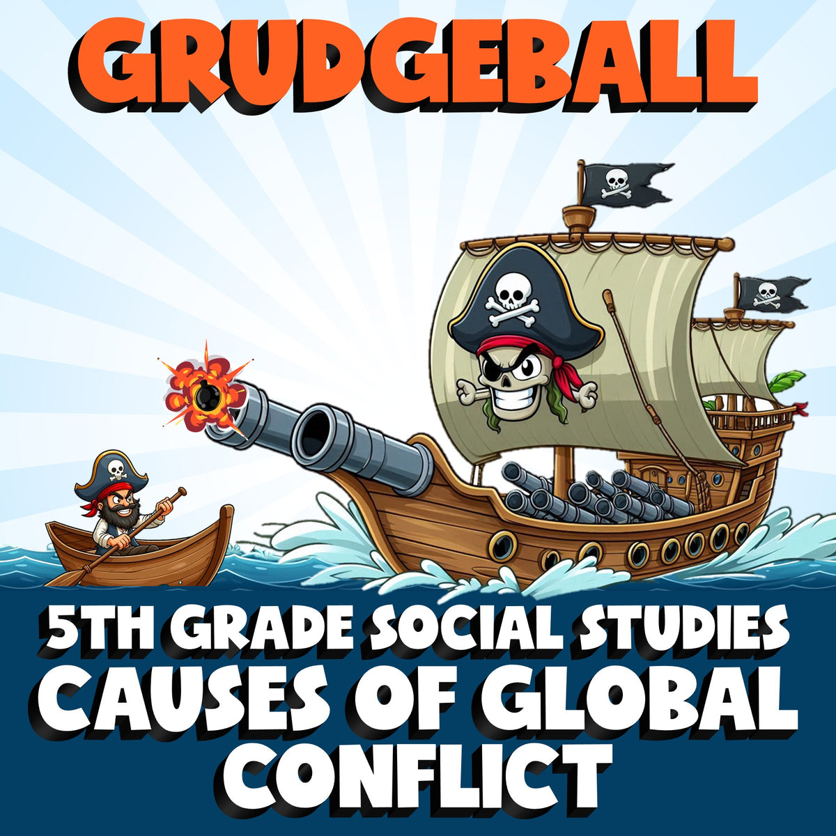 Causes of Global Conflict GRUDGEBALL Socials Game - No Prep Grade 5 Review