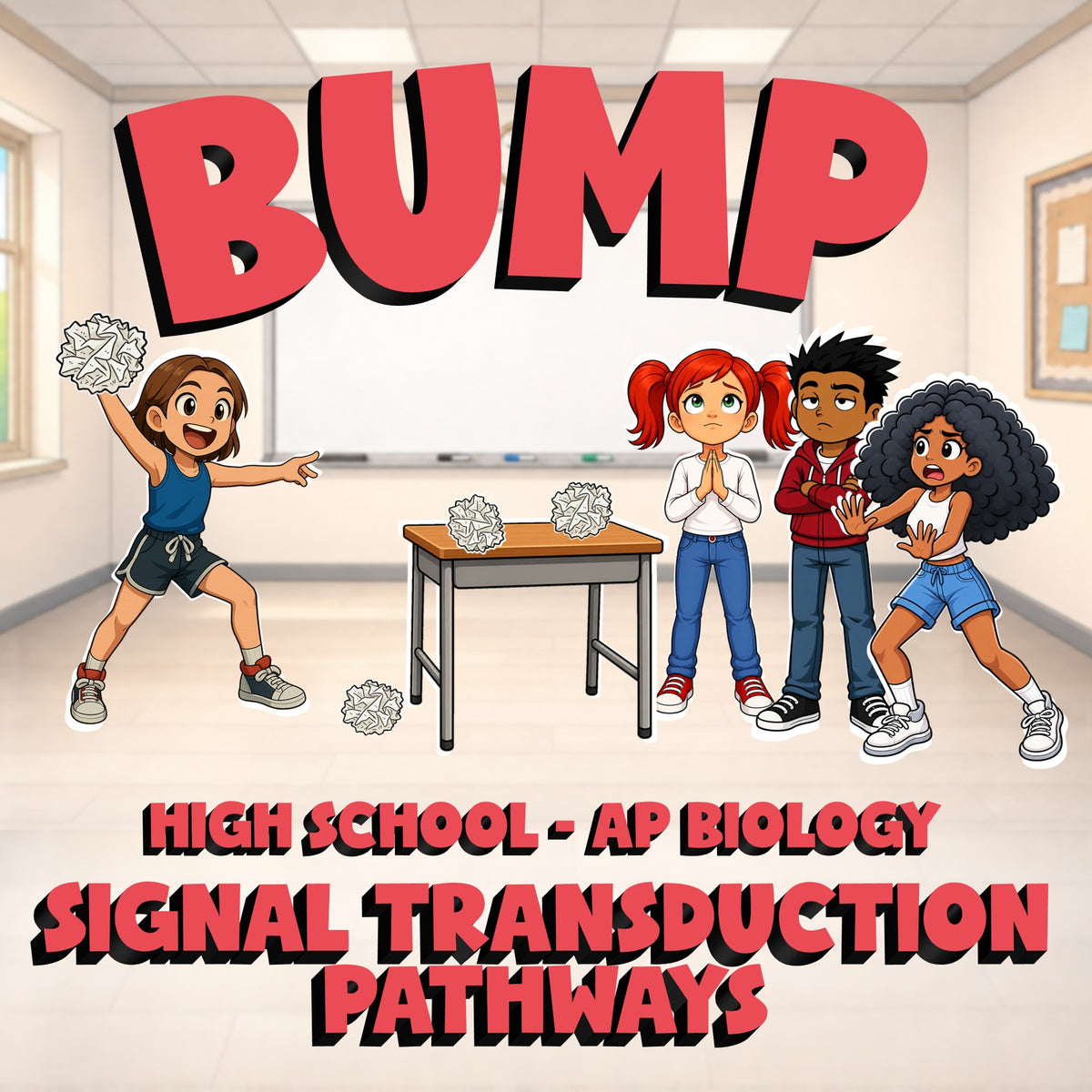 Signal Transduction Pathways BUMP Science Game - No Prep AP Biology Review