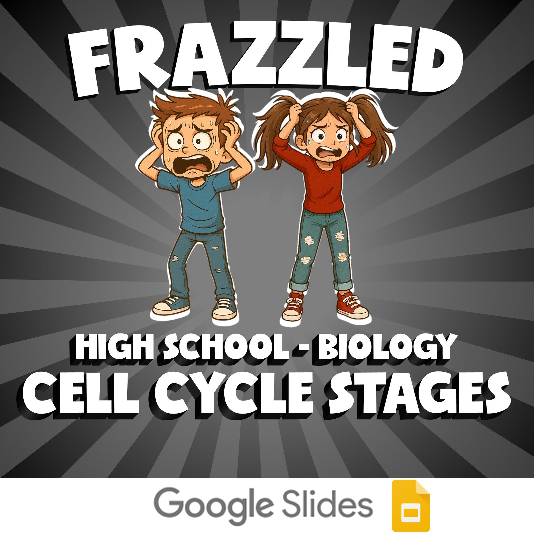 Cell Cycle Stages FRAZZLED Science Game - No Prep Biology Review Activity