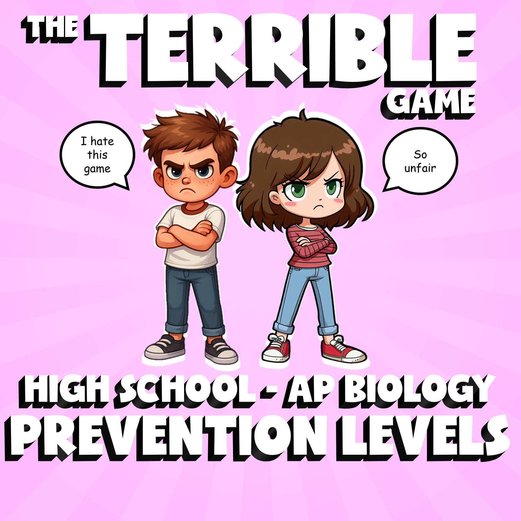 Prevention Levels THE TERRIBLE GAME - No Prep AP Biology Science Review Activity