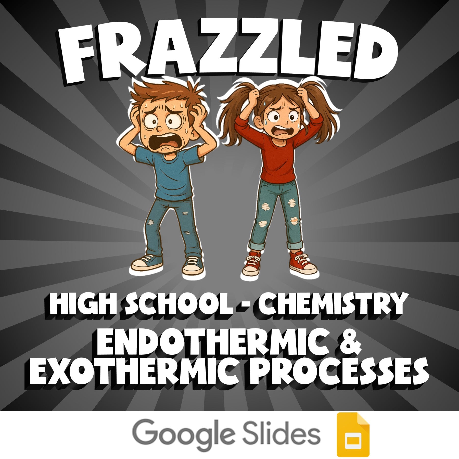 Endothermic & Exothermic Processes FRAZZLED Science Game - No Prep Chemistry