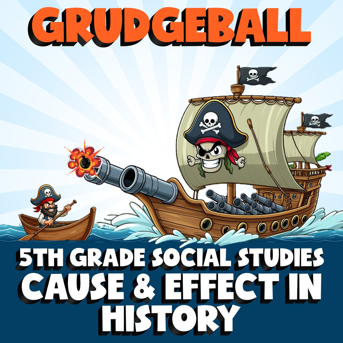 Cause & Effect in History GRUDGEBALL Socials Game - No Prep Grade 5 Review
