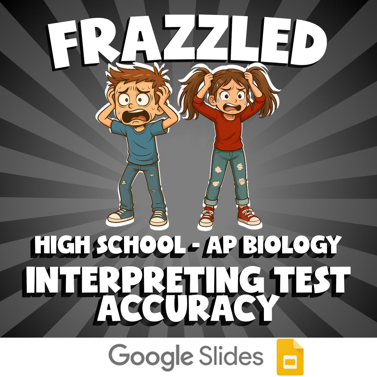 Interpreting Test Accuracy FRAZZLED Science Game - No Prep AP Biology Review