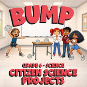 Citizen Science Projects BUMP Science Game - No Prep Grade 6 Review Activity