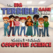 Computer Science BIG TERRIBLE GAME - No Prep Grade 5 Science Review Activity