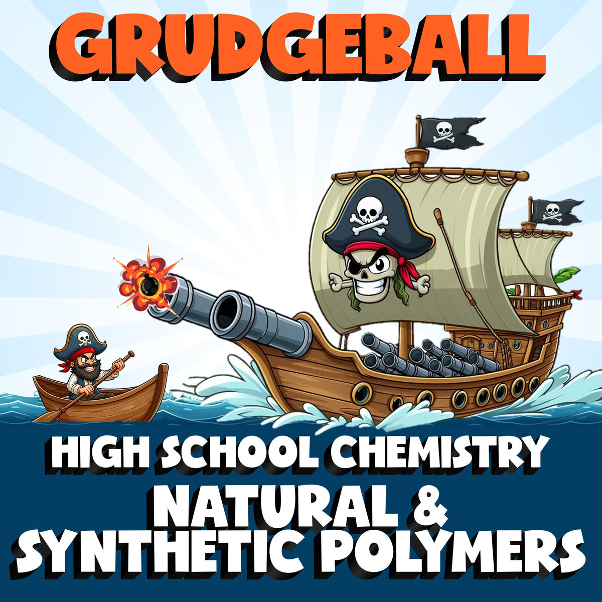 Natural & Synthetic Polymers GRUDGEBALL Science Game - No Prep Chemistry Review