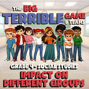 Impact on Different Groups BIG TERRIBLE GAME - No Prep Grade 4 Socials Review