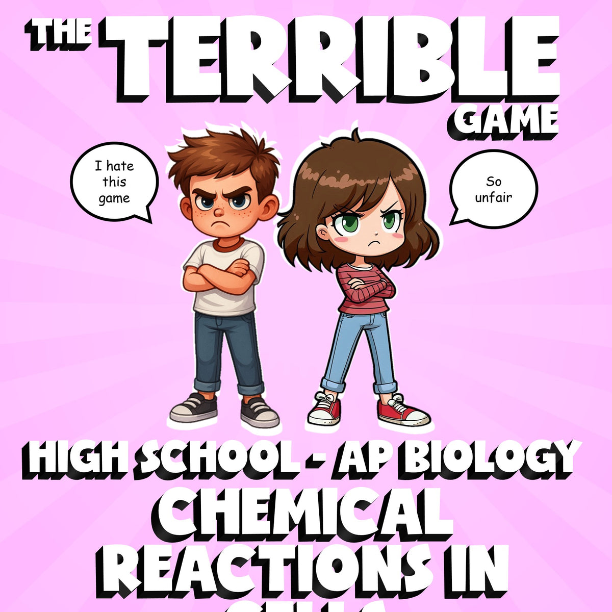 Chemical Reactions in Cells THE TERRIBLE GAME - AP Biology Science Review