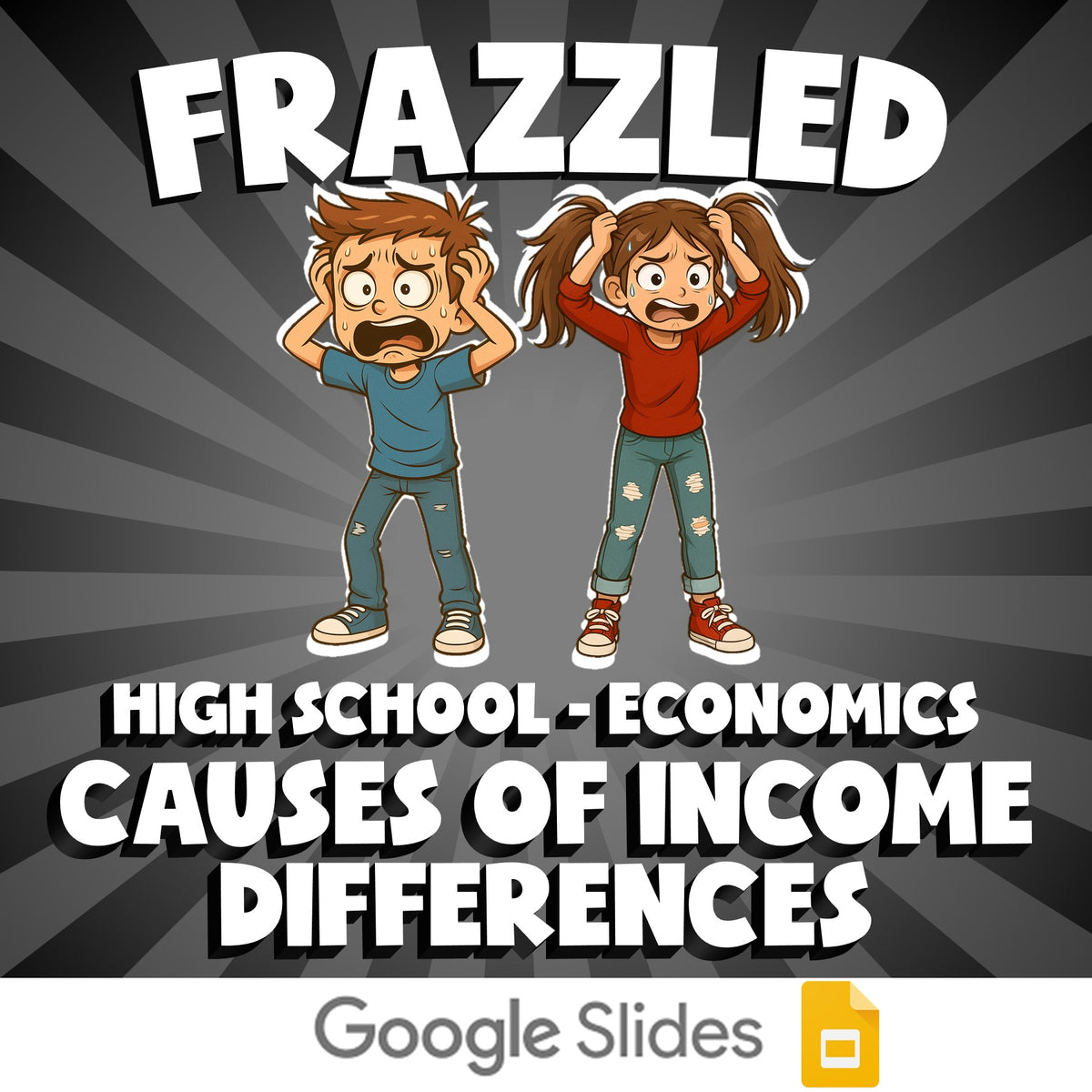 Causes of Income Differences FRAZZLED Economics Game - No Prep Review Activity