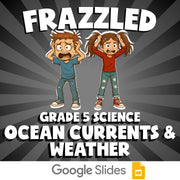 Ocean Currents & Weather FRAZZLED Science Game - No Prep Grade 5 Review Activity