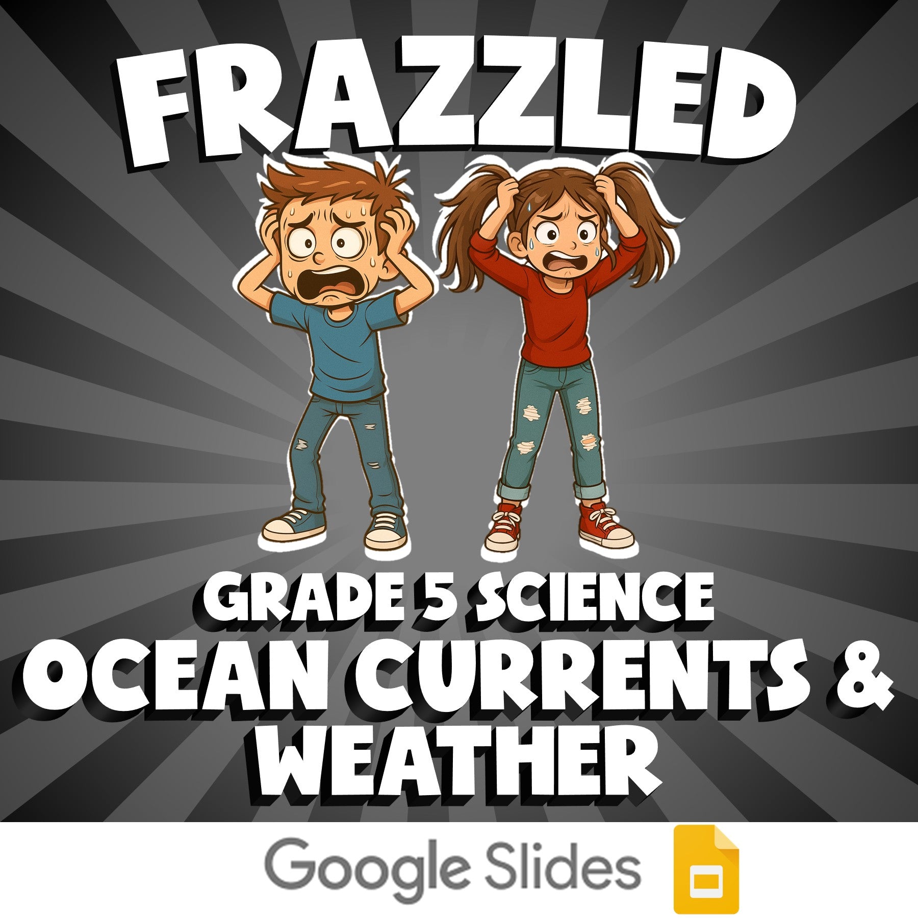 Ocean Currents & Weather FRAZZLED Science Game - No Prep Grade 5 Review Activity