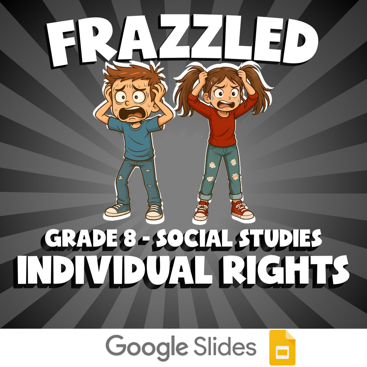 Individual Rights FRAZZLED Socials Game - No Prep Grade 8 Review Activity