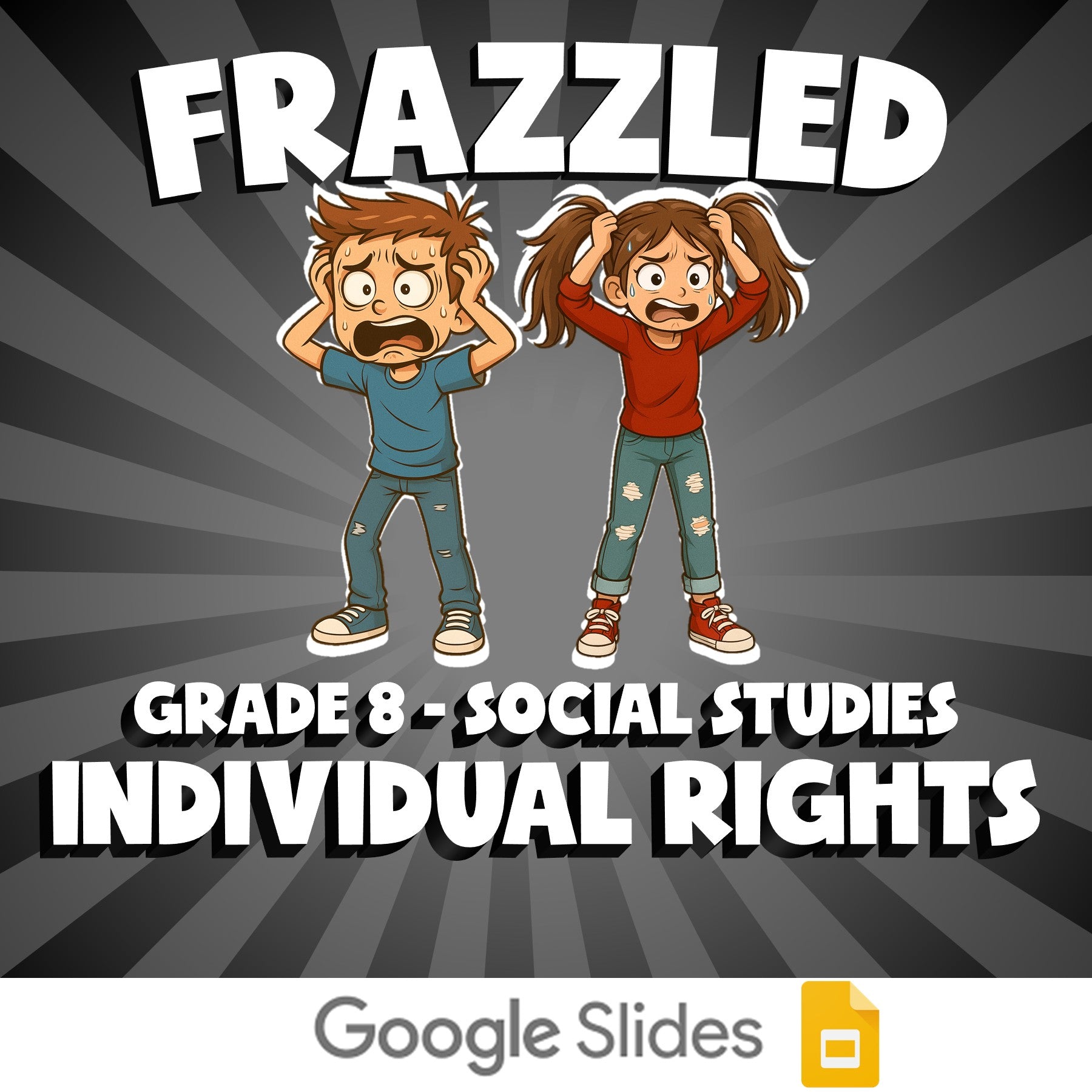 Individual Rights FRAZZLED Socials Game - No Prep Grade 8 Review Activity