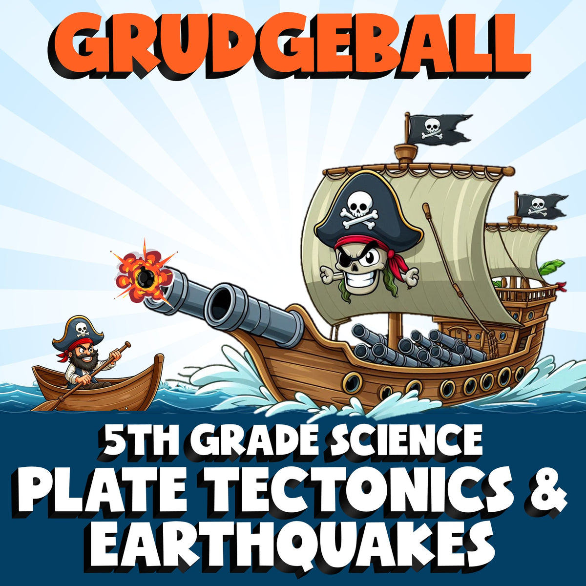 Plate Tectonics & Earthquakes GRUDGEBALL Science Game - No Prep Grade 5 Review
