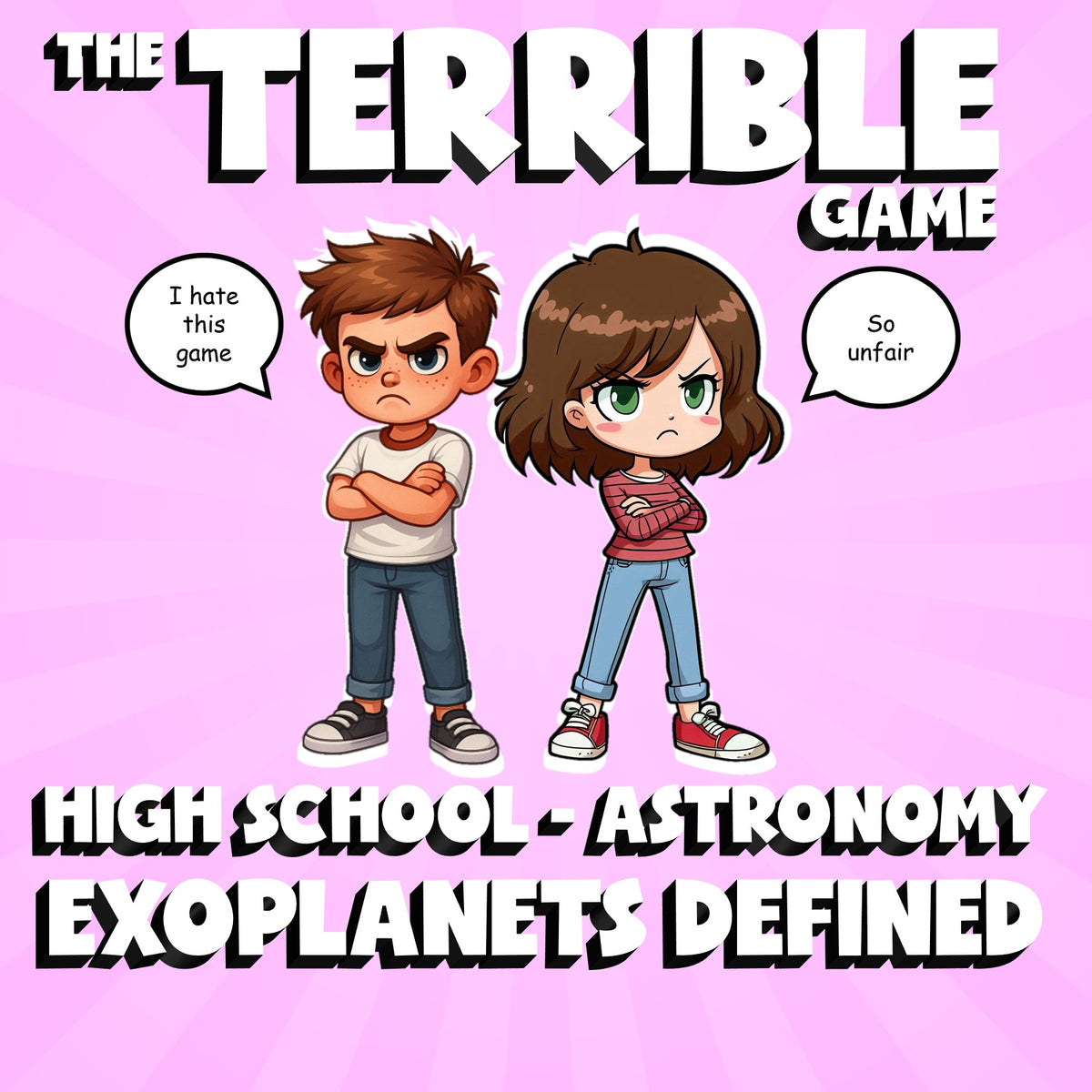 Exoplanets Defined THE TERRIBLE GAME - No Prep Astronomy Science Review Activity