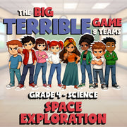 Space Exploration BIG TERRIBLE GAME - No Prep Grade 4 Science Review Activity