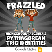Pythagorean Trig Identities FRAZZLED Math Game - No Prep Algebra 2 Review
