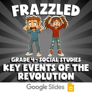 Key Events of the Revolution FRAZZLED Socials Game - No Prep Grade 4 Review