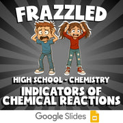 Indicators of Chemical Reactions FRAZZLED Science Game - No Prep Chemistry