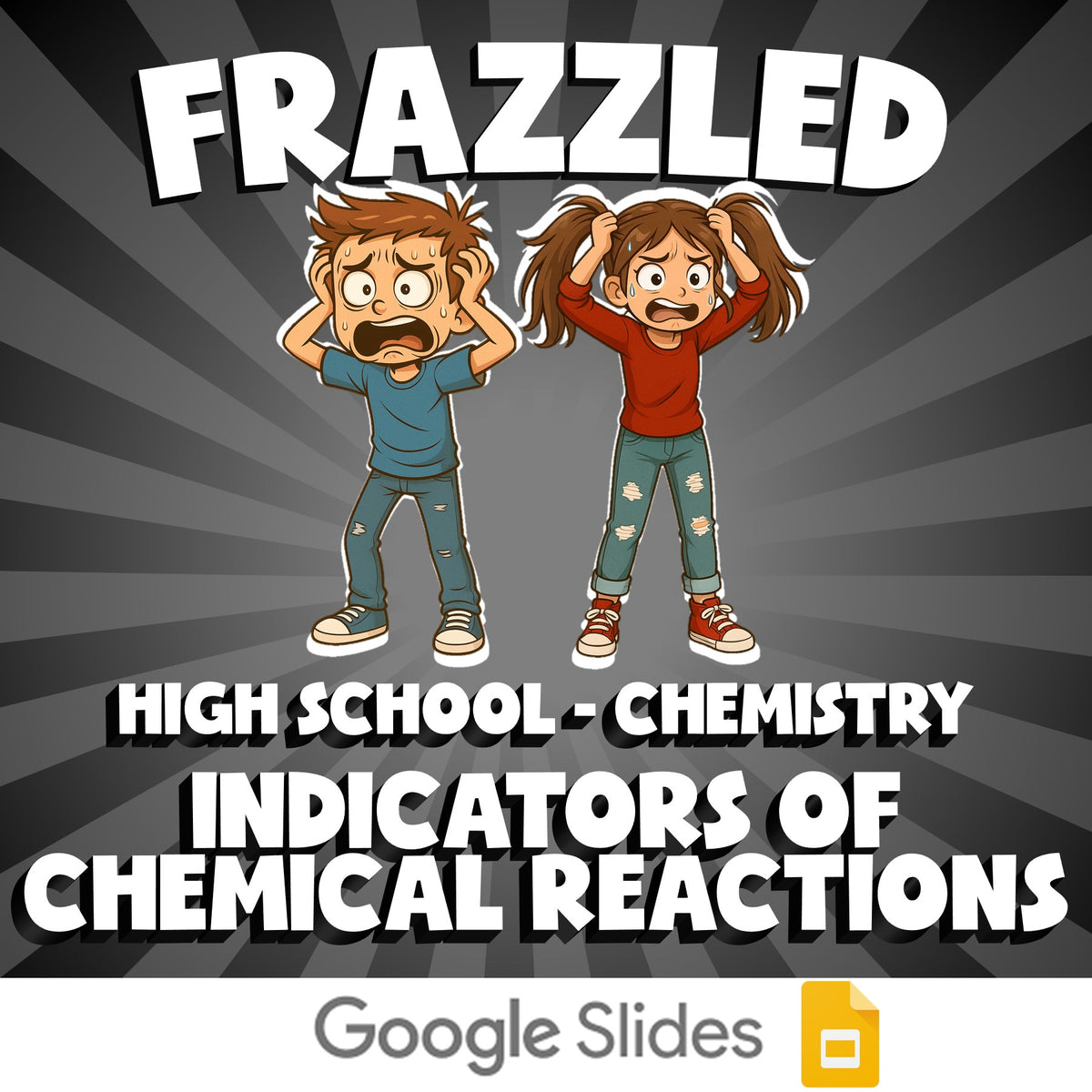 Indicators of Chemical Reactions FRAZZLED Science Game - No Prep Chemistry