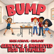 Genetics & Inherited Risk in Families BUMP Science Game - No Prep Biology Review