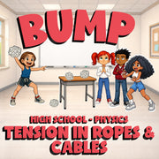 Tension in Ropes & Cables BUMP Science Game - No Prep Physics Review Activity