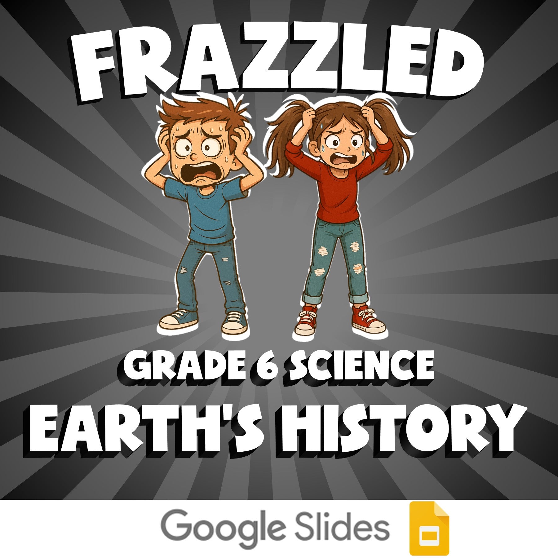 Earth’s History FRAZZLED Science Game - No Prep Grade 6 Review Activity