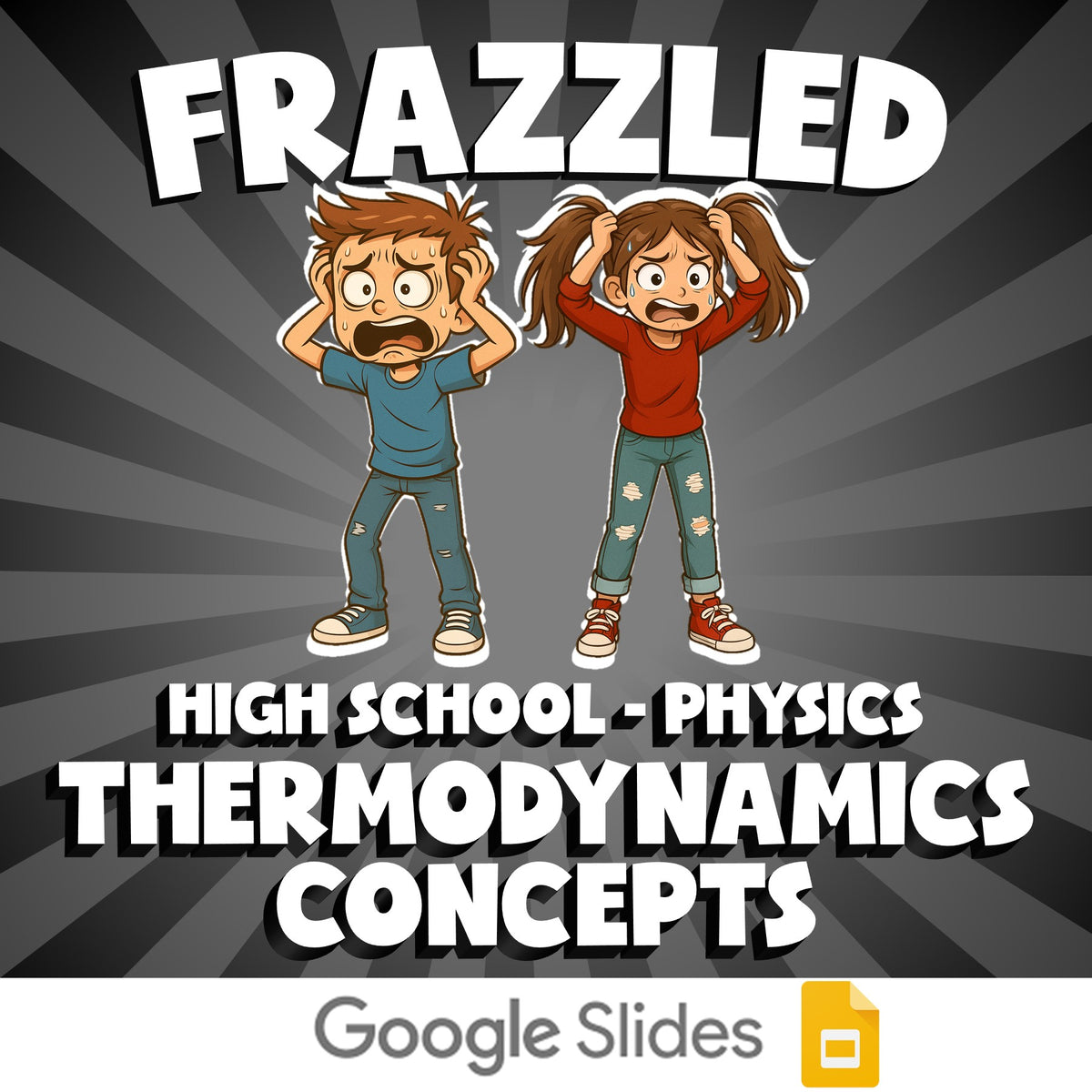 Thermodynamics Concepts FRAZZLED Science Game - No Prep Physics Review Activity