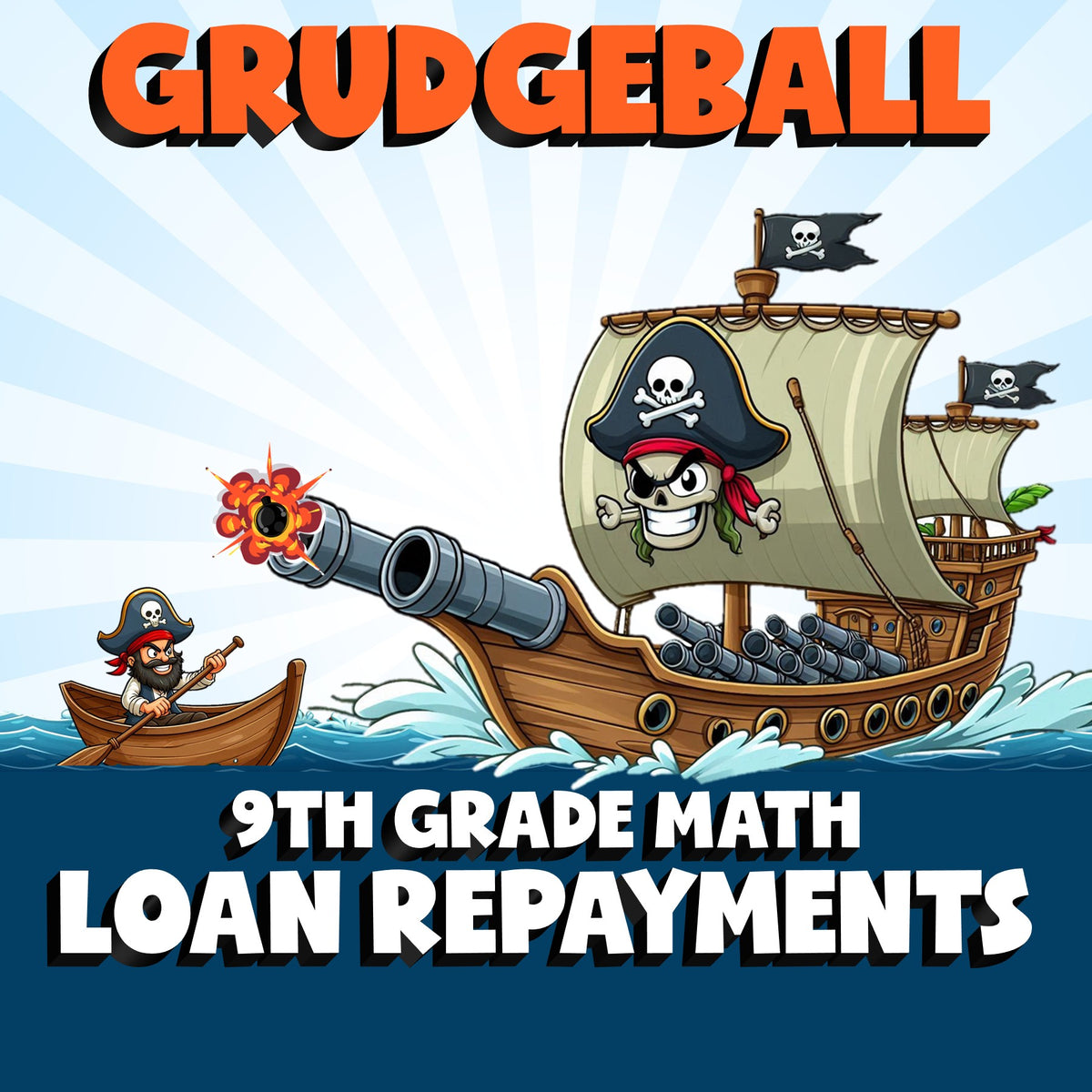 Loan Repayments GRUDGEBALL Math Game - No Prep Grade 9 Review Activity
