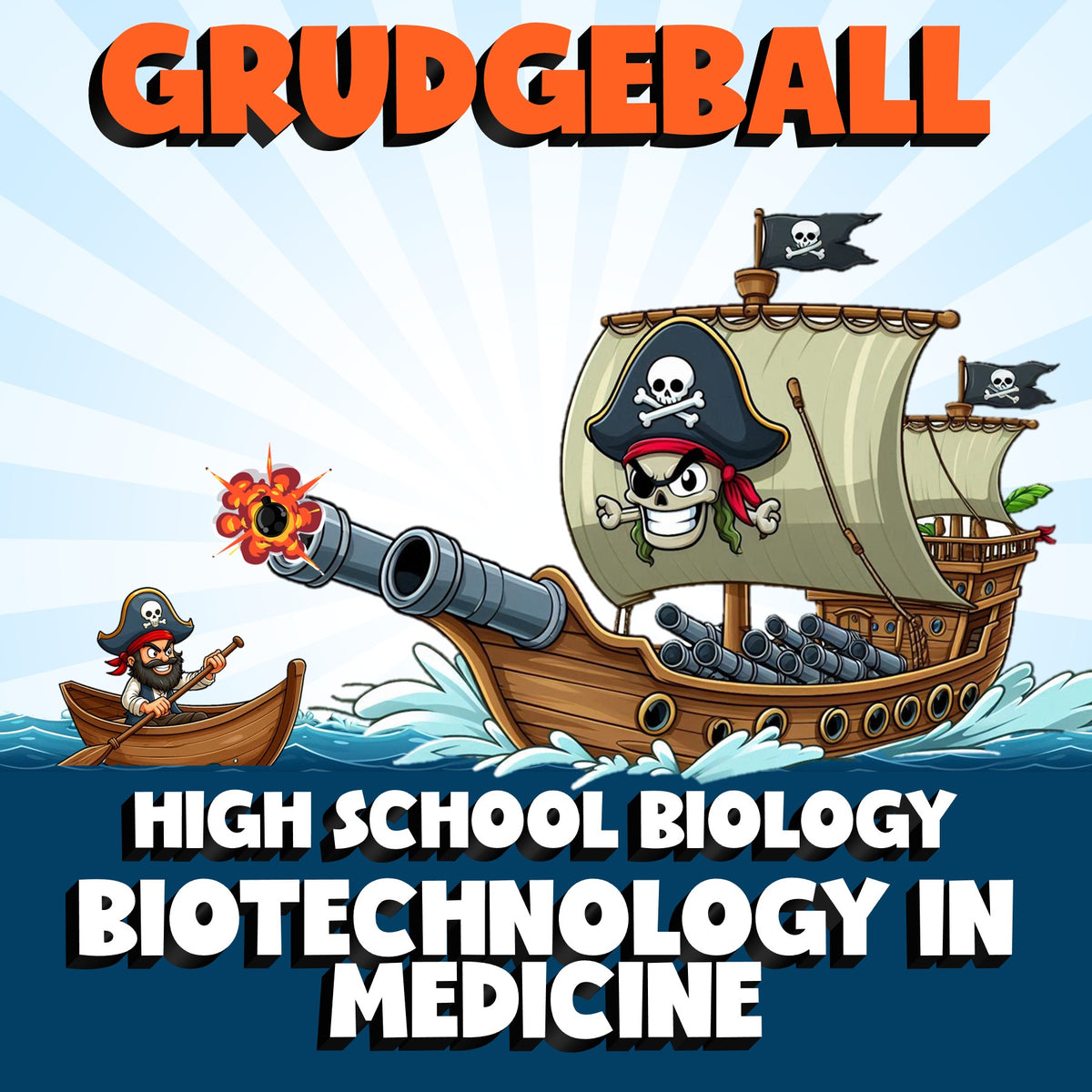 Biotechnology in Medicine GRUDGEBALL Science Game - No Prep Biology Review