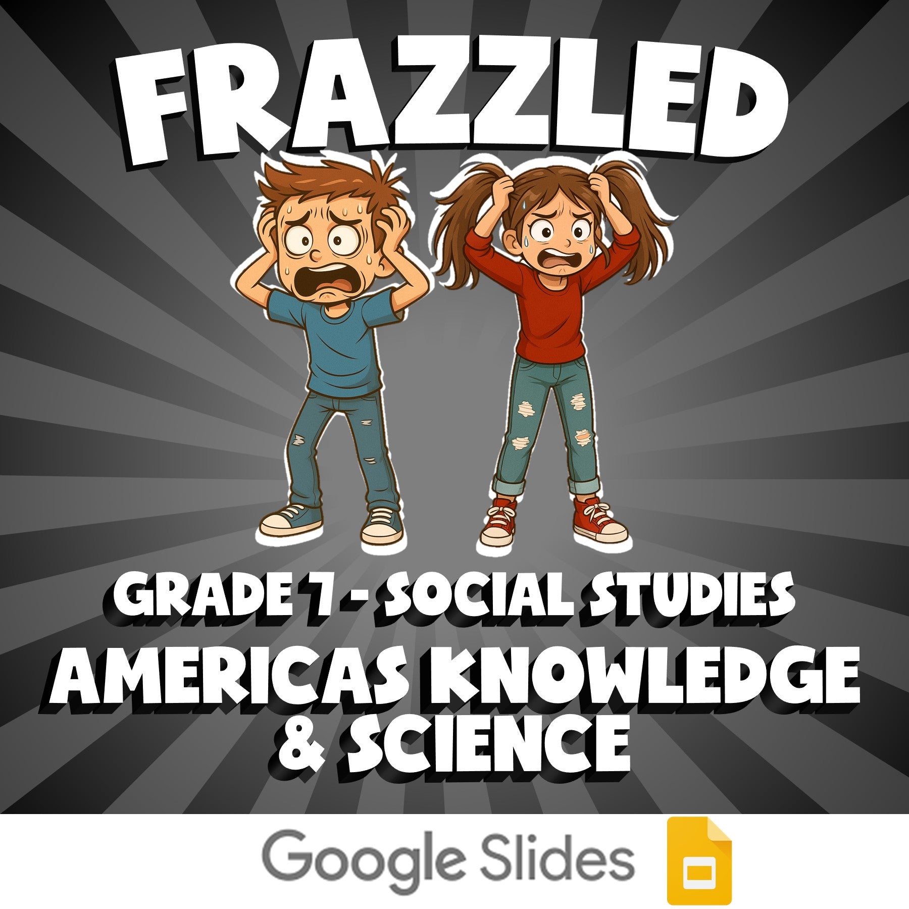 Americas Knowledge & Science FRAZZLED Socials Game - No Prep Grade 7 Review