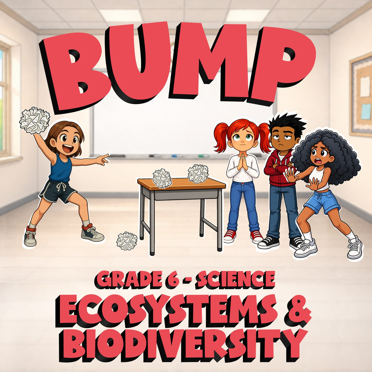 Ecosystems & Biodiversity BUMP Science Game - No Prep Grade 6 Review Activity