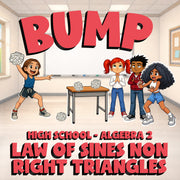 Law of Sines Non Right Triangles BUMP Math Game - No Prep Algebra 2 Review