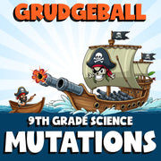 Mutations GRUDGEBALL Science Game - No Prep Grade 9 Review Activity