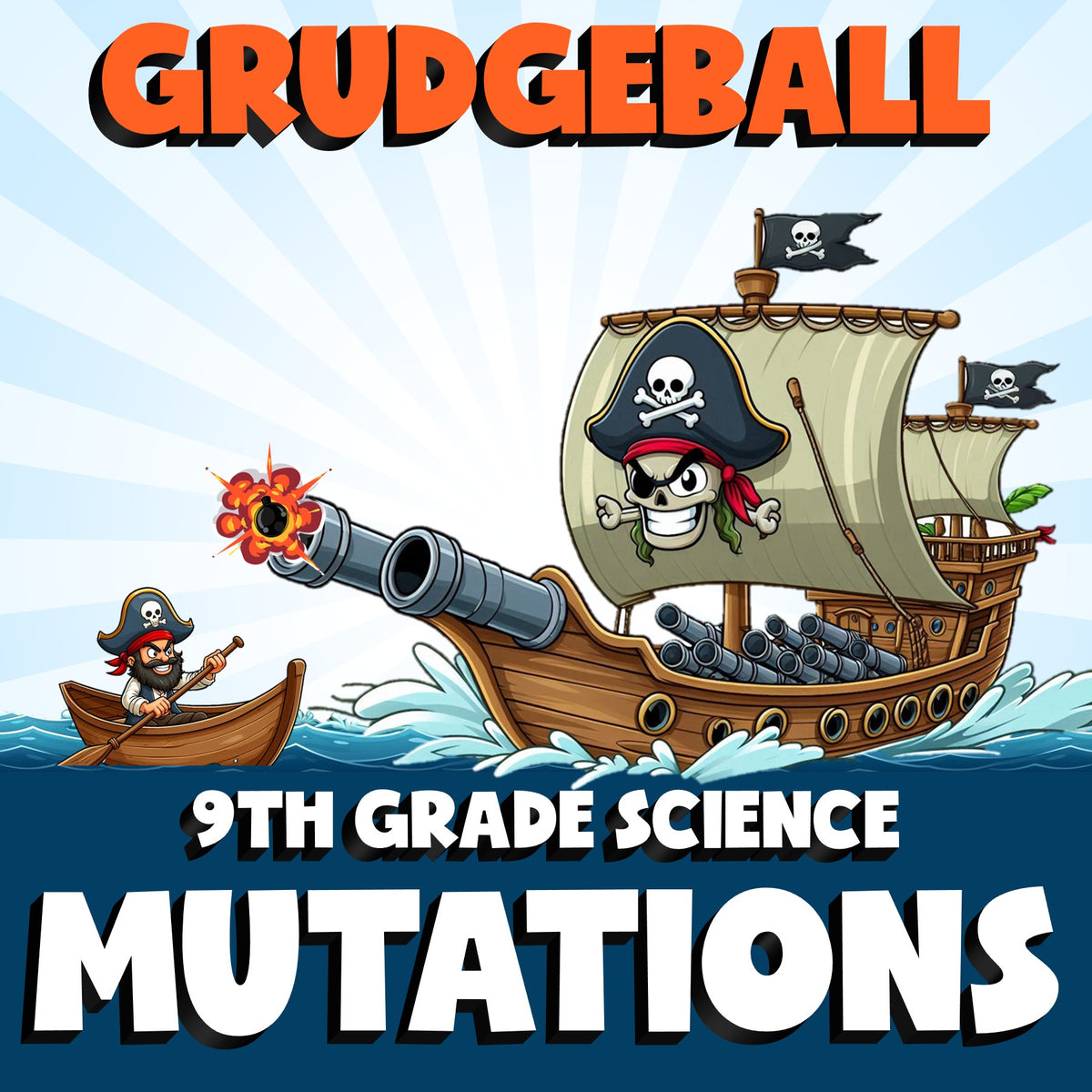 Mutations GRUDGEBALL Science Game - No Prep Grade 9 Review Activity