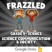 Science Communication & Society FRAZZLED Science Game - No Prep Grade 9 Review