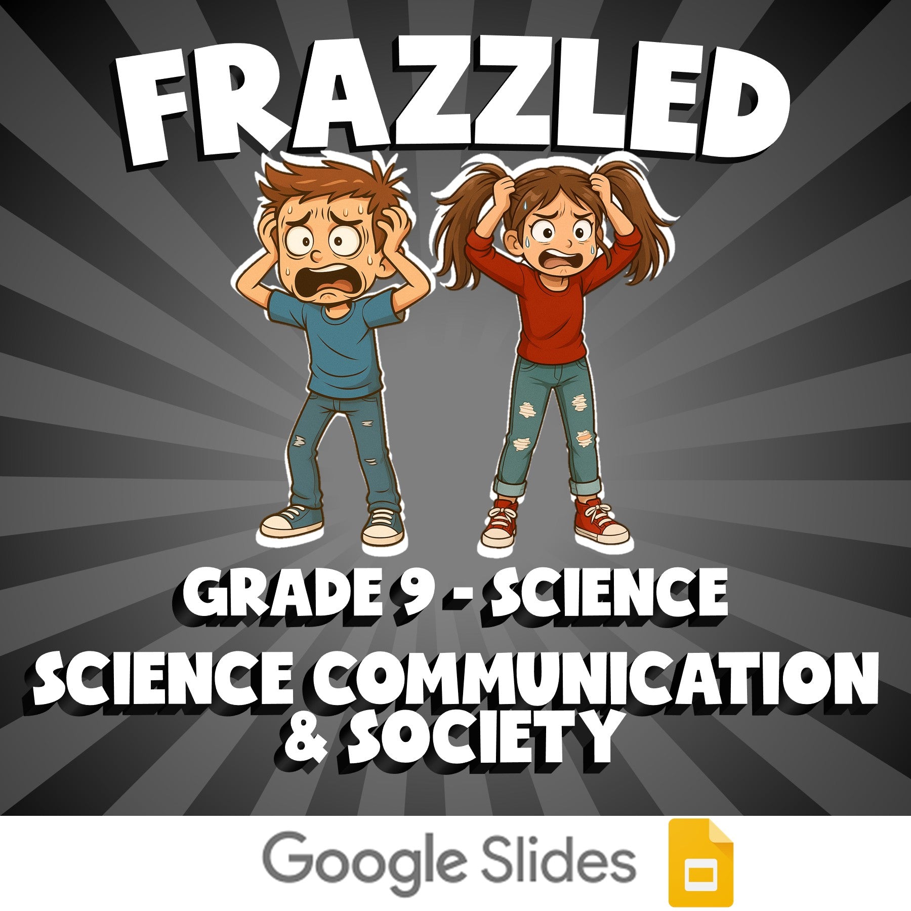 Science Communication & Society FRAZZLED Science Game - No Prep Grade 9 Review