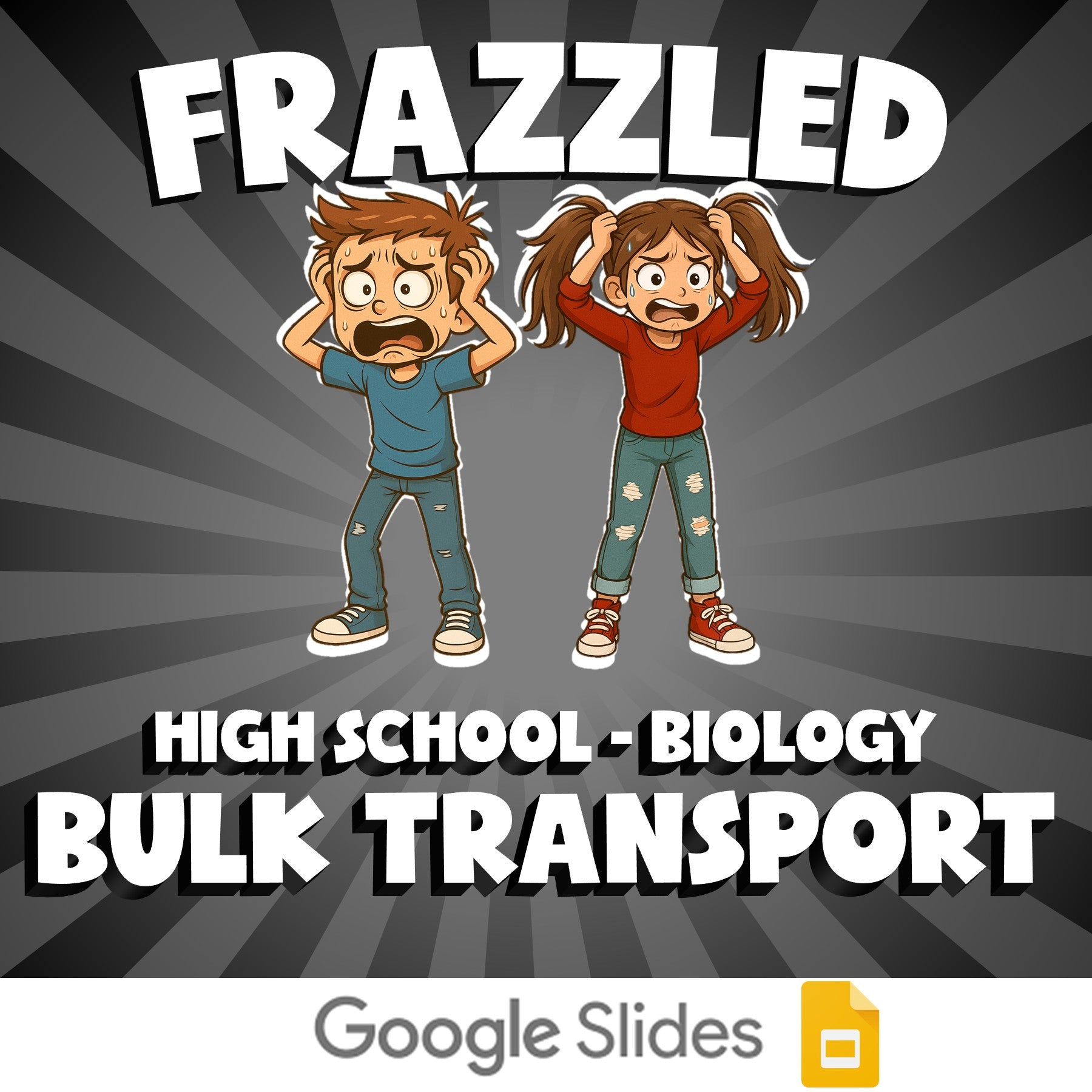 Bulk Transport FRAZZLED Science Game - No Prep Biology Review Activity