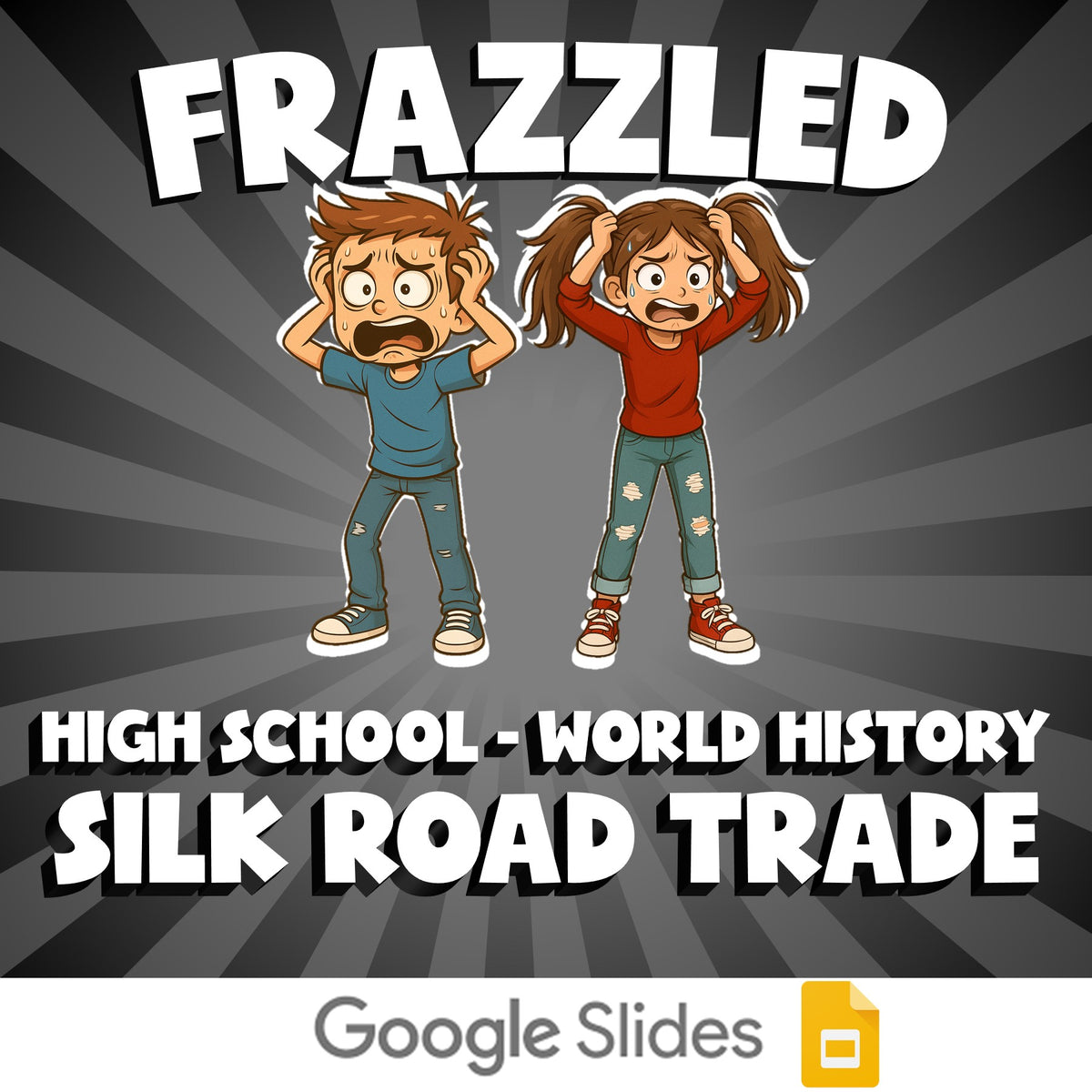 Silk Road Trade FRAZZLED Game - No Prep World History Review Activity