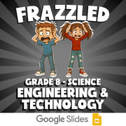 Engineering & Technology FRAZZLED Science Game - No Prep Grade 8 Review Activity