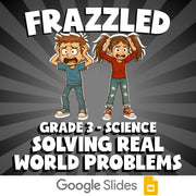 Solving Real world Problems FRAZZLED Science Game - No Prep Grade 3 Review