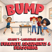 Evaluate Arguments & Reasoning BUMP ELA Game - No Prep Grade 7 Review Activity