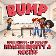 Health Equity & Access BUMP Science Game - No Prep AP Biology Review Activity