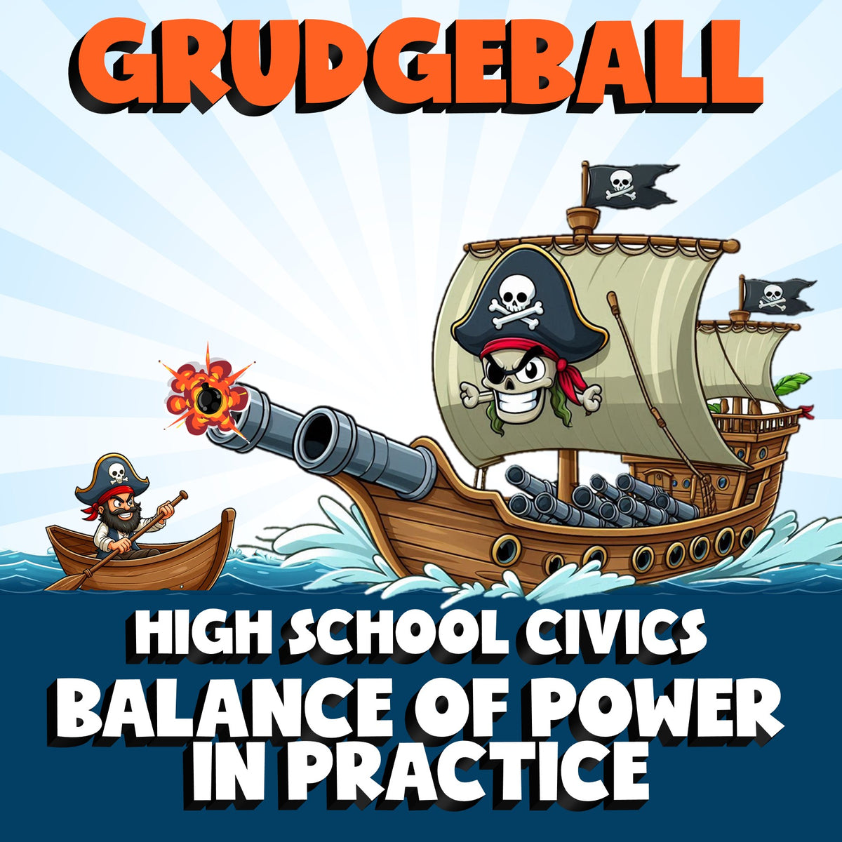 Balance of Power in Practice GRUDGEBALL Civics Game - No Prep Review Activity