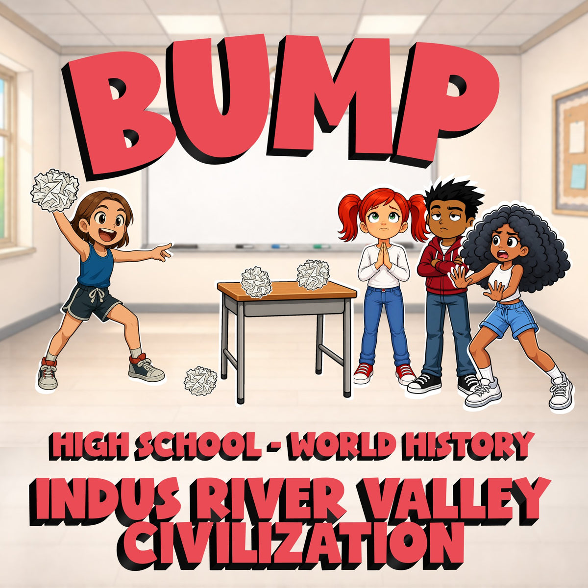 Indus River Valley Civilization BUMP Game - No Prep World History Review