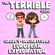 European Exploration THE TERRIBLE GAME - No Prep Grade 4 Socials Review Activity