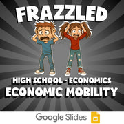 Economic Mobility FRAZZLED Economics Game - No Prep Review Activity