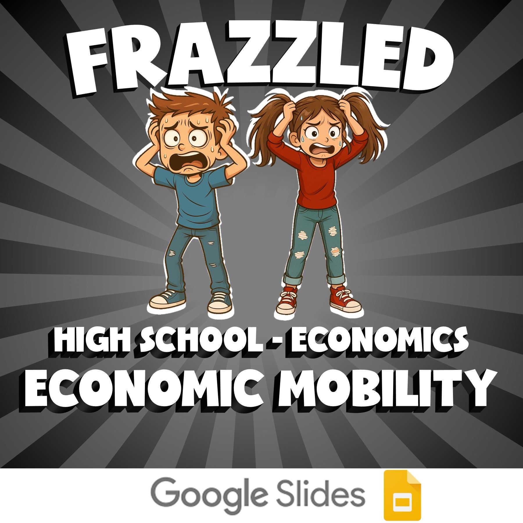 Economic Mobility FRAZZLED Economics Game - No Prep Review Activity