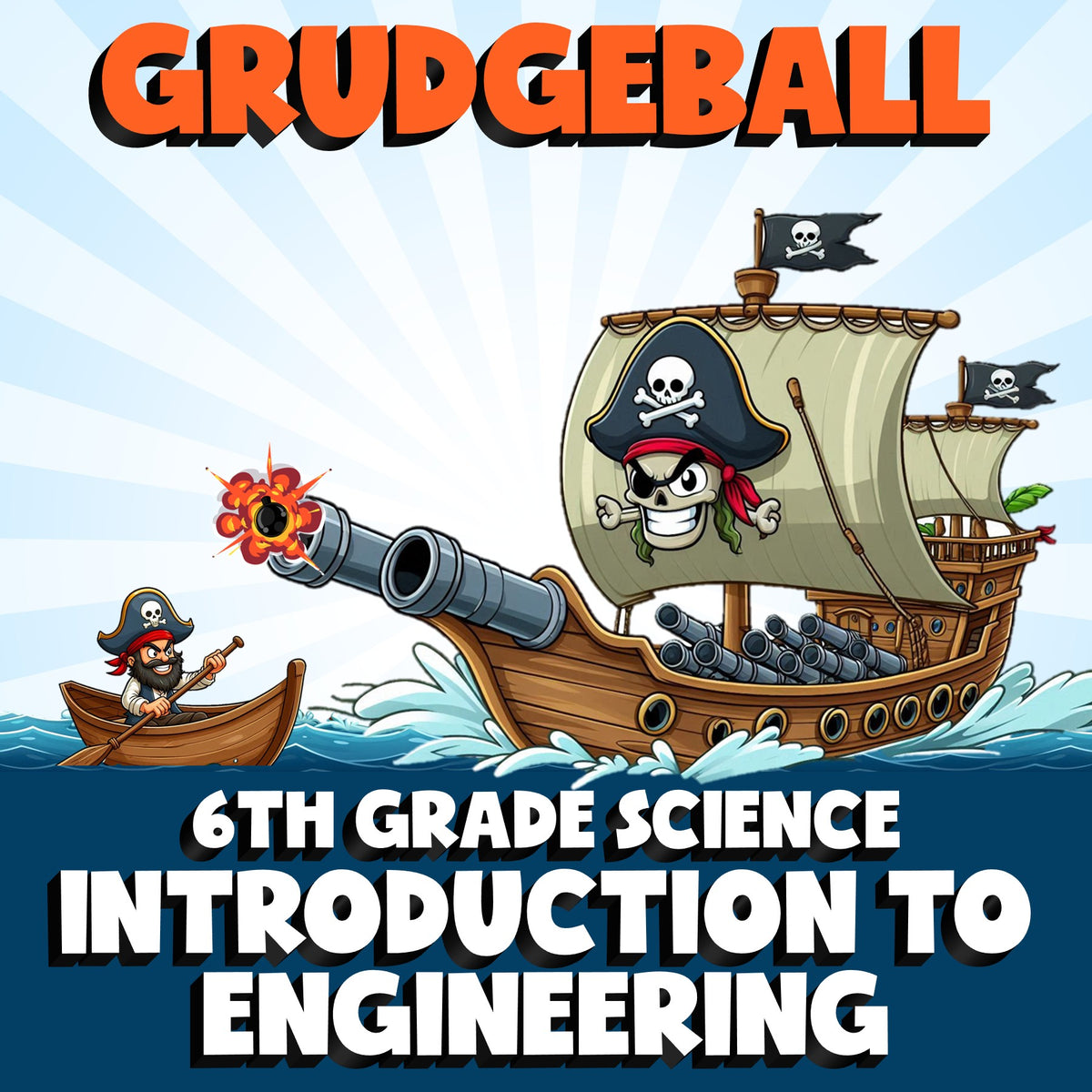 Introduction to Engineering GRUDGEBALL Science Game - No Prep Grade 6 Review